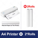 Impresora Térmica Portátil A4 – Bluetooth para Fotos y Documentos PDF