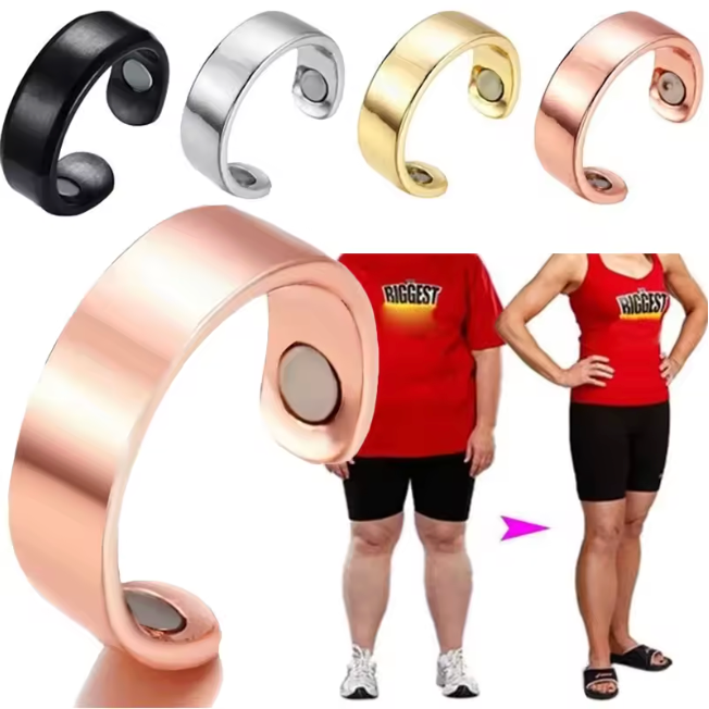 Anillo Adelgazante Magnético Unisex – Terapia Energética y Bienestar