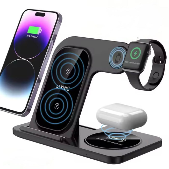 Cargador Ultra-Rápido – Estación de Carga Inalámbrica Plegable