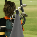 Toalha de golfe com patch magnético